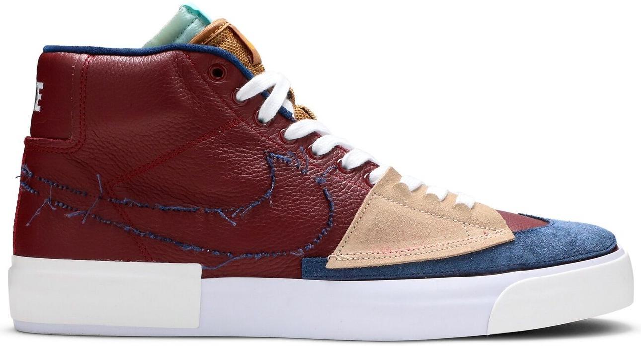 Size 10 - Nike Zoom Blazer Edge SB Mid Team Red Navy Suede Leather (DA2189-600)