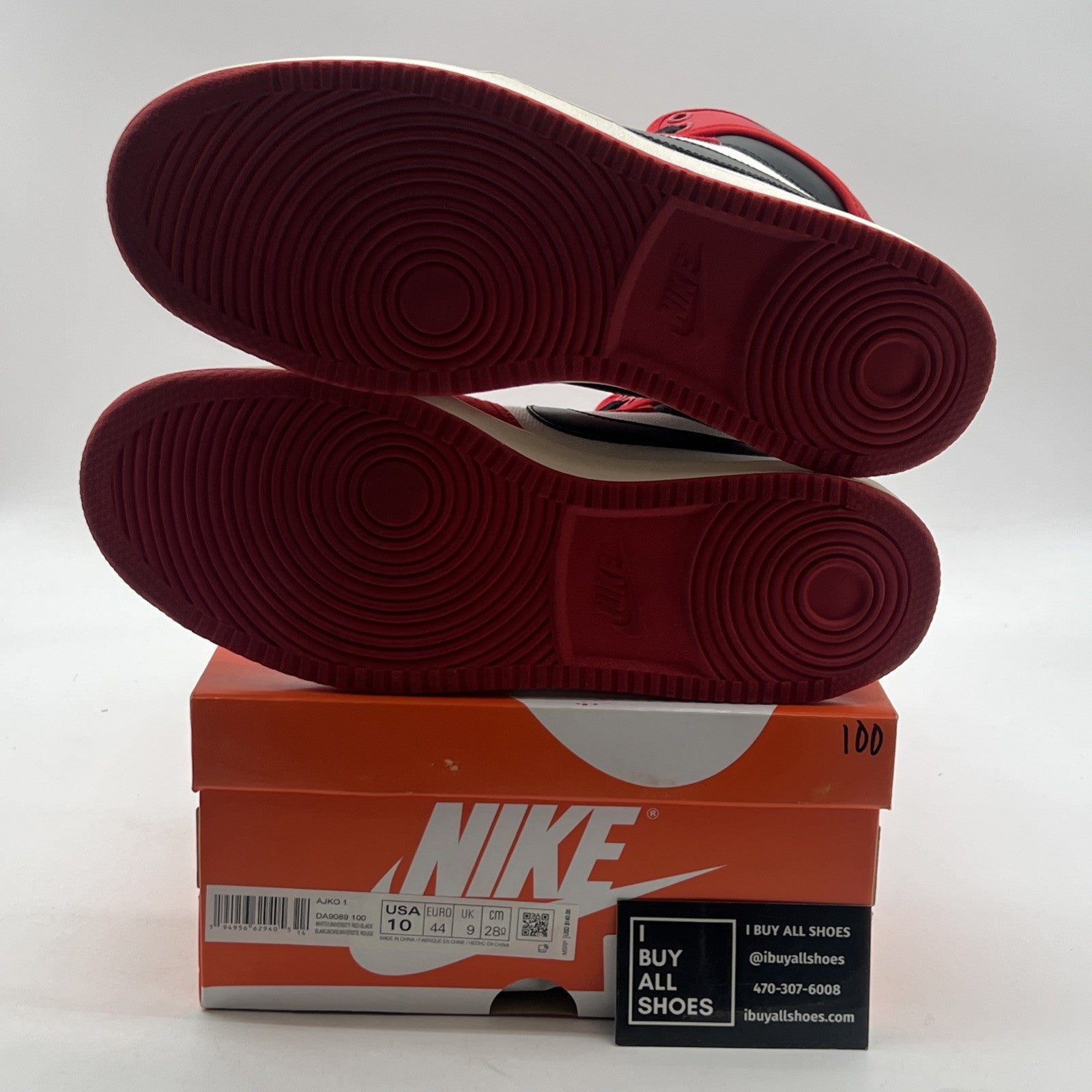 Size 10 - Nike Air Jordan 1 KO 2021 Chicago (DA9089-100)