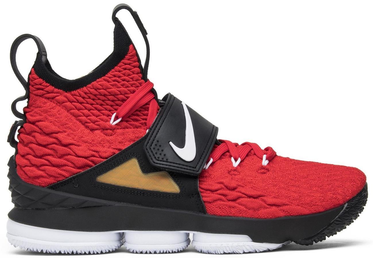 Size 9 - Nike LeBron 15 PE Red Diamond Turf (AO9144-600)