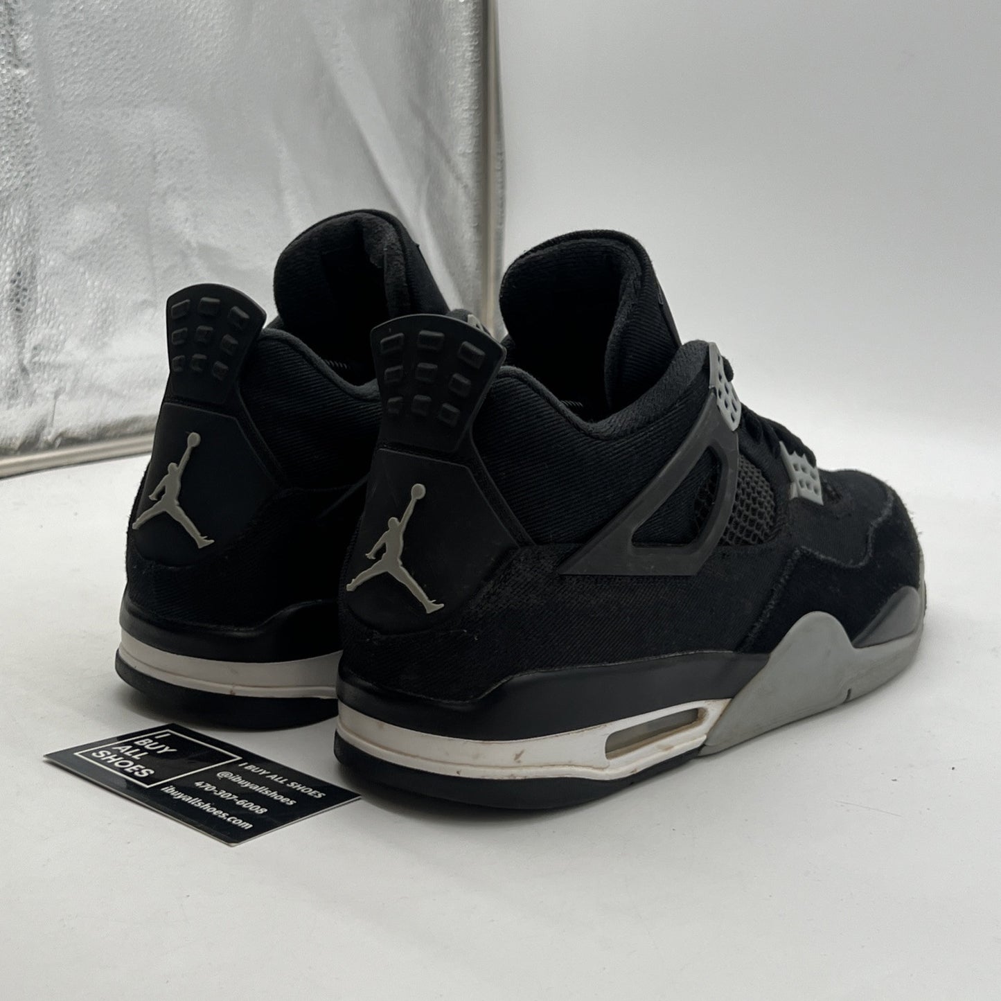 Size 11 - Air Jordan 4 Retro SE Mid Black Canvas (DH7138-006)