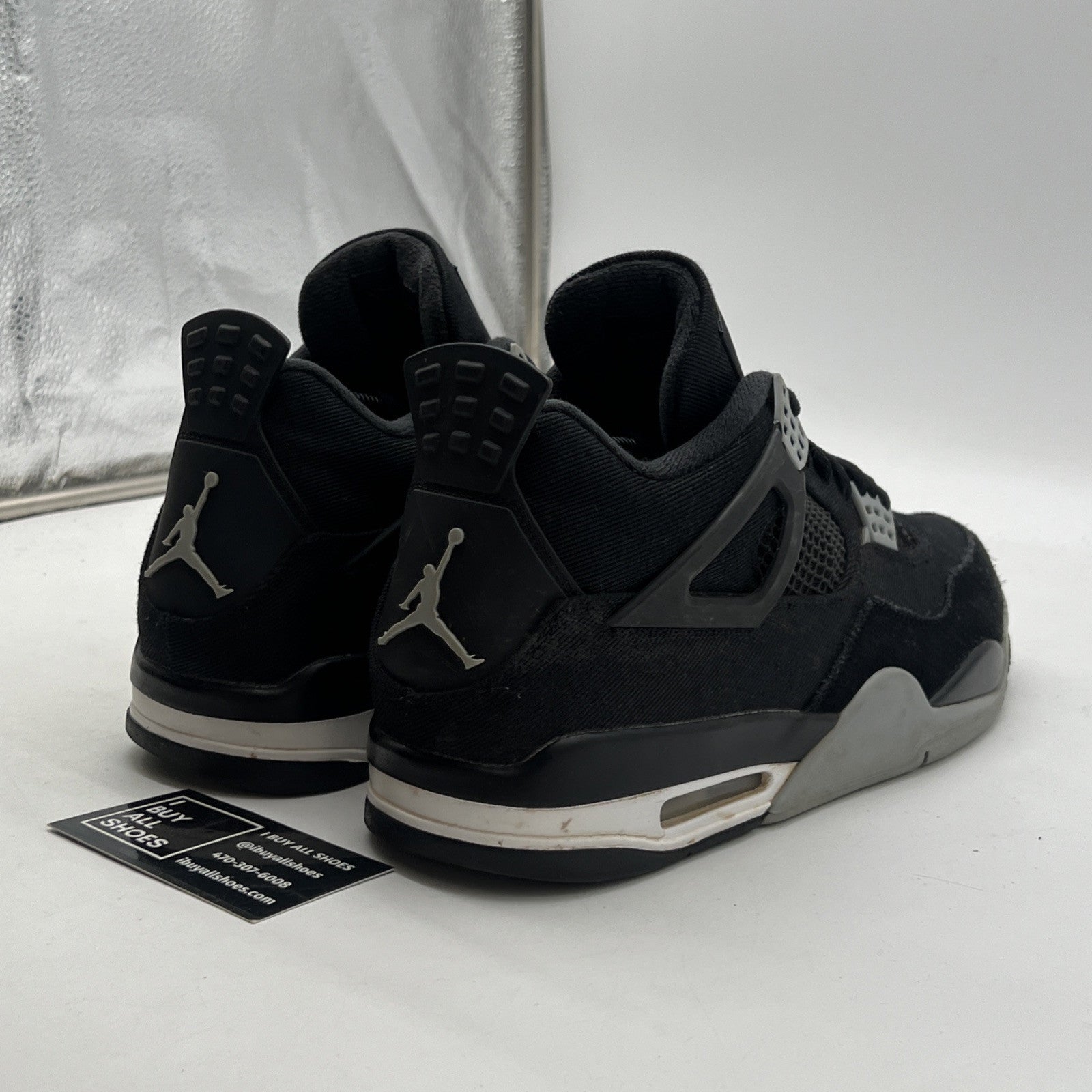 Size 11 - Air Jordan 4 Retro SE Mid Black Canvas (DH7138-006)