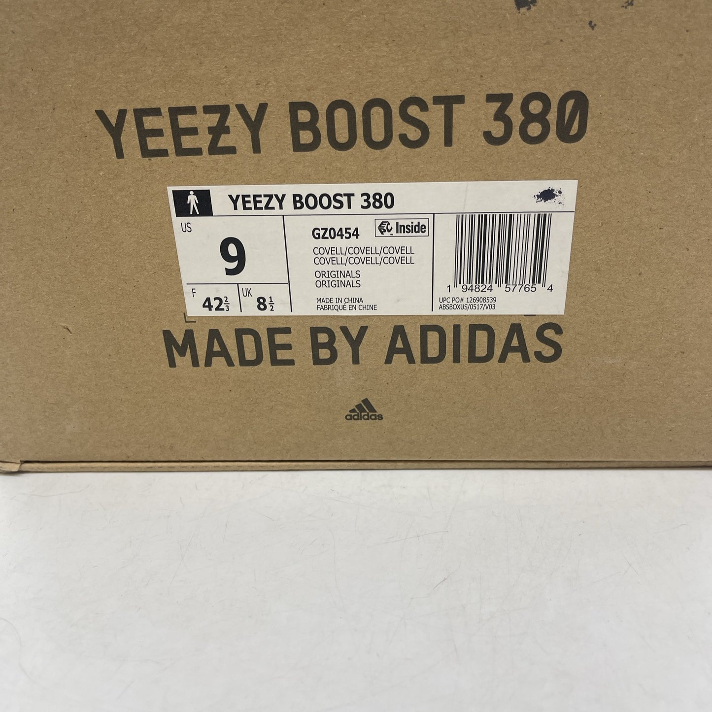 Size 9 - adidas Yeezy Boost 380 Covellite Blue Black Suede (GZ0454)