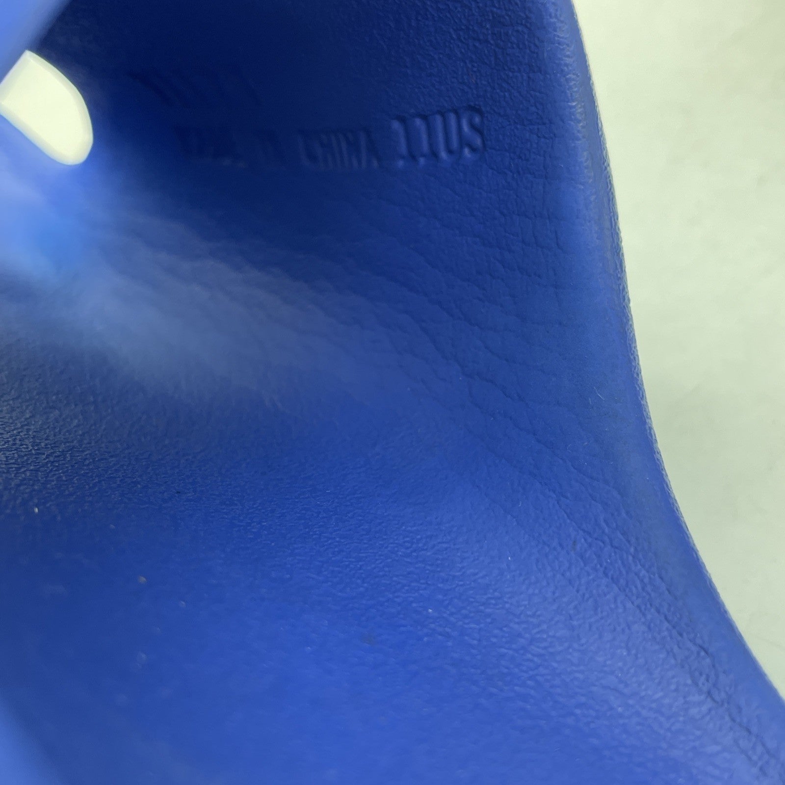 Size 11 - Adidas Yeezy Slide Azure Blue Rubber  (ID4133)