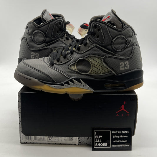 Size 10 - Air Jordan 5 Retro SP x Off-White Mid Muslin (CT8480-001)