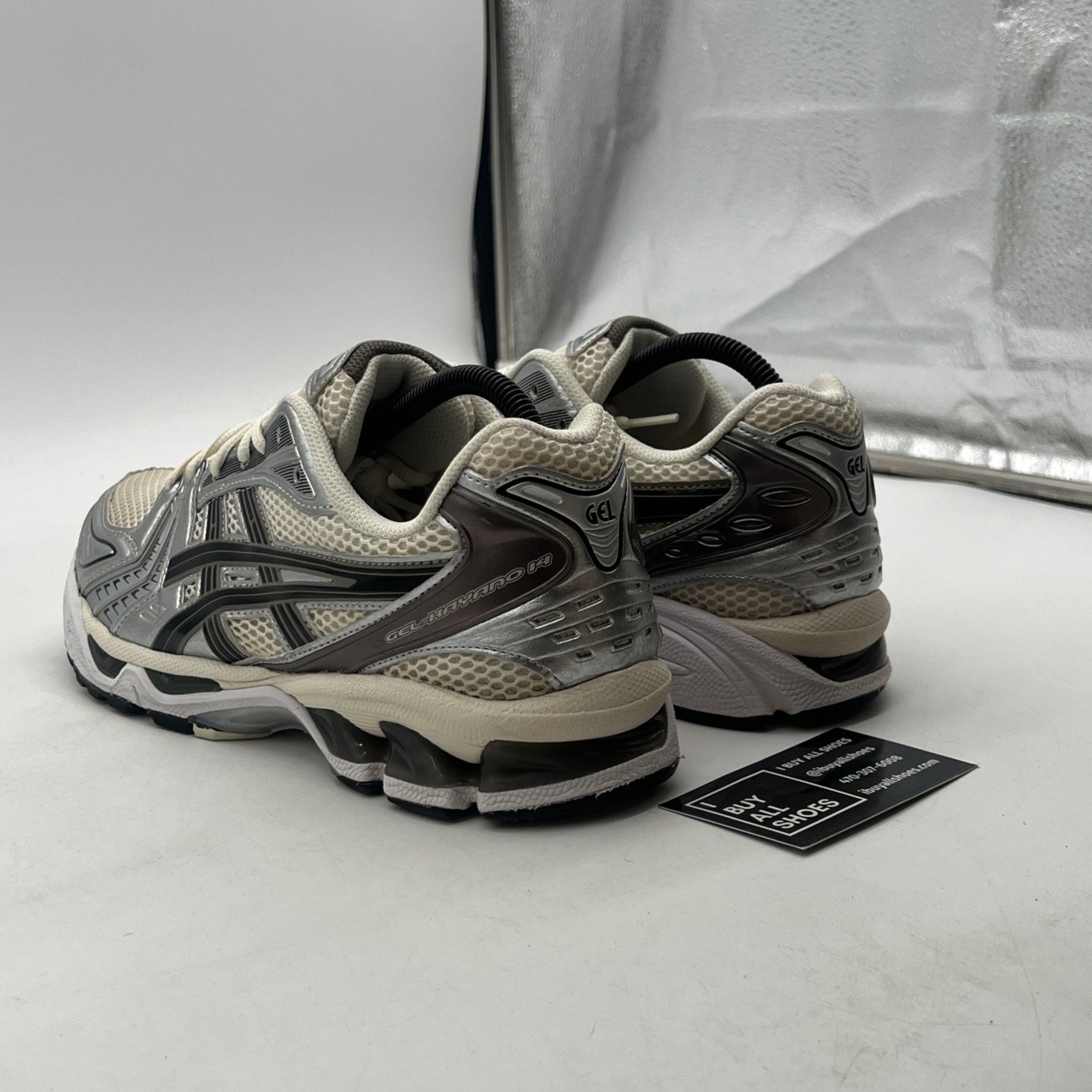 Size 9 - ASICS Gel Kayano 14 Silver Cream (1201A019-108)