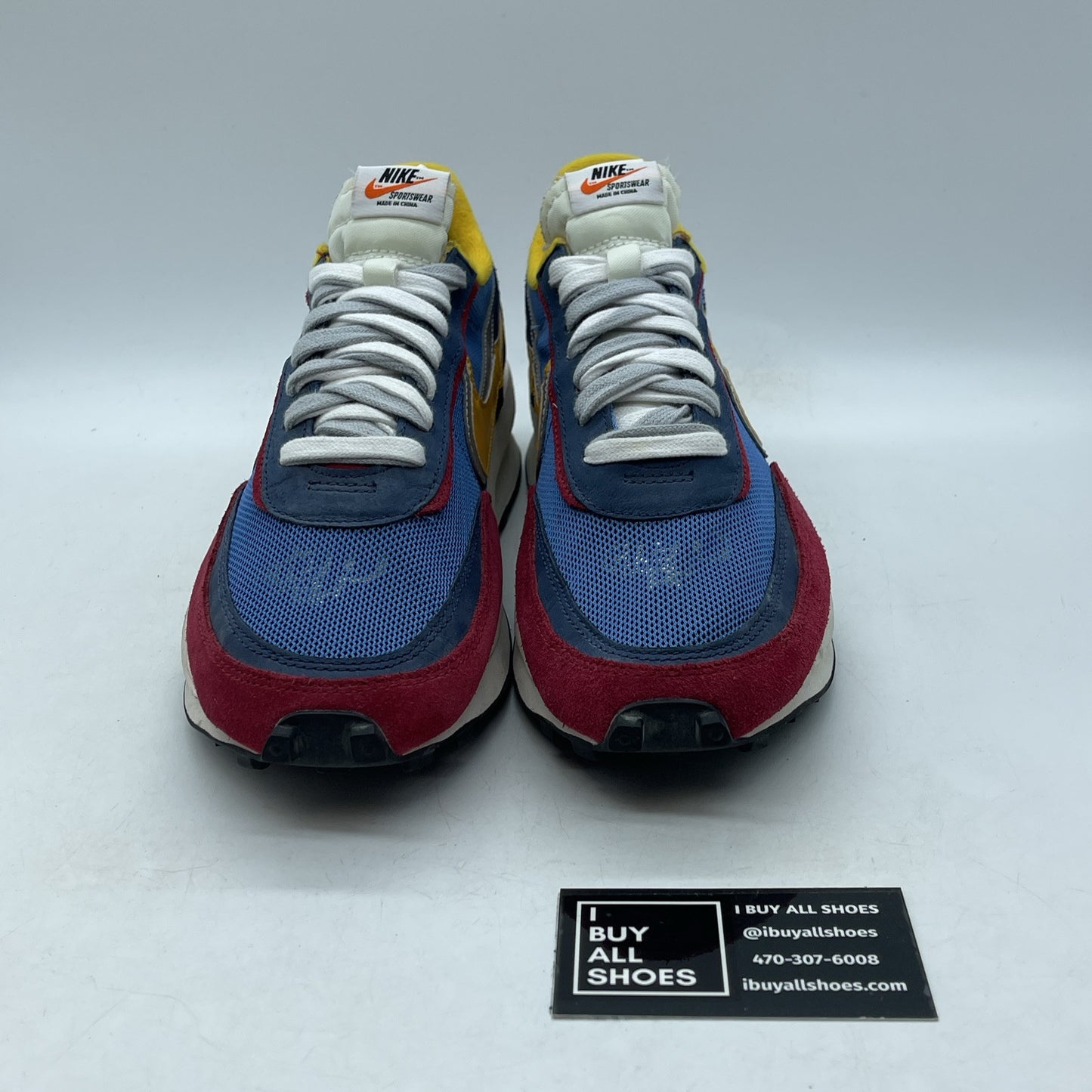 Size 10 - Nike sacai x LDWaffle Varsity Blue Suede Leather (BV0073-400)