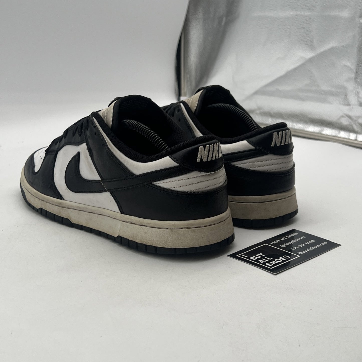 Size 10 - Nike Dunk Low Black White (DD1391-100)