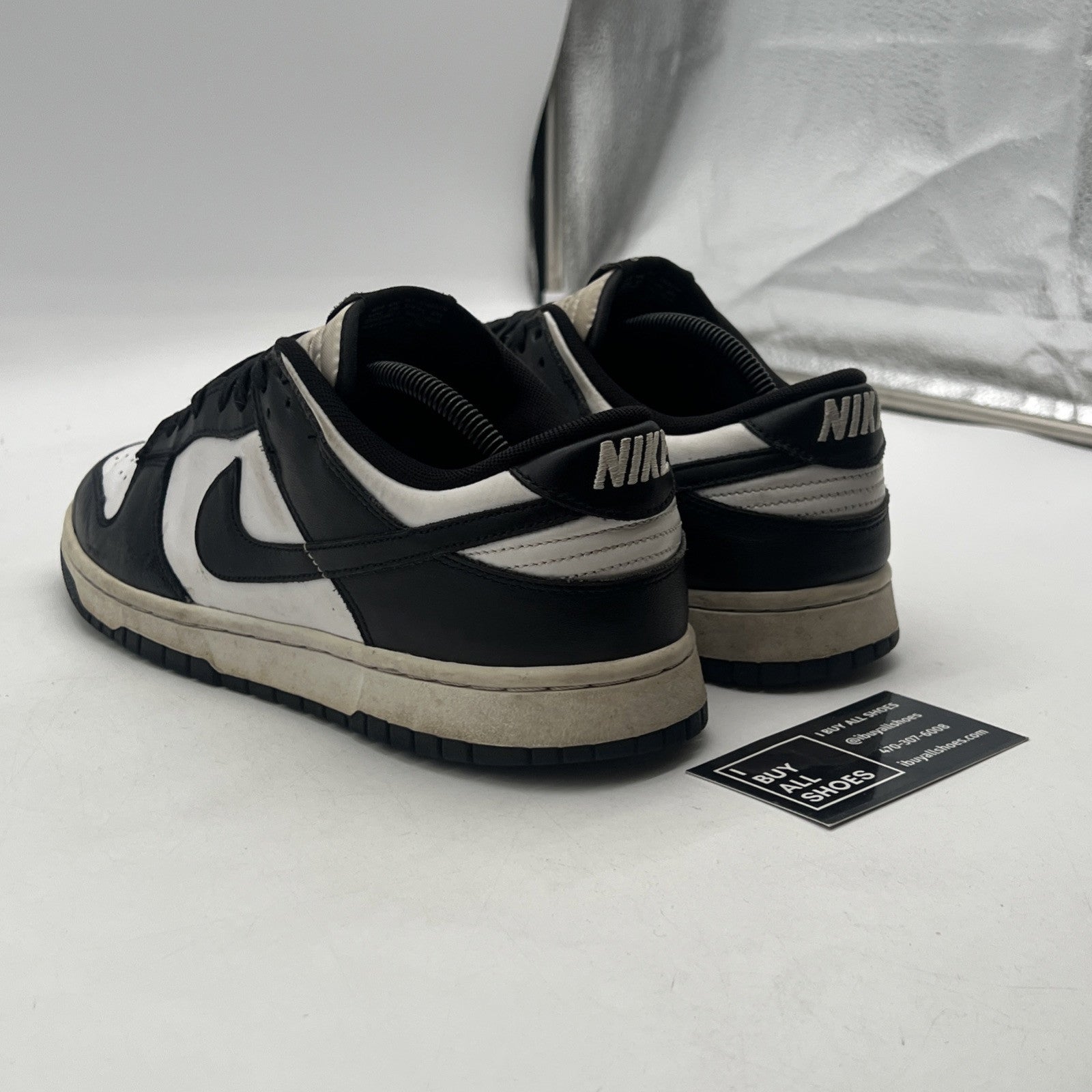 Size 10 - Nike Dunk Low Black White (DD1391-100)