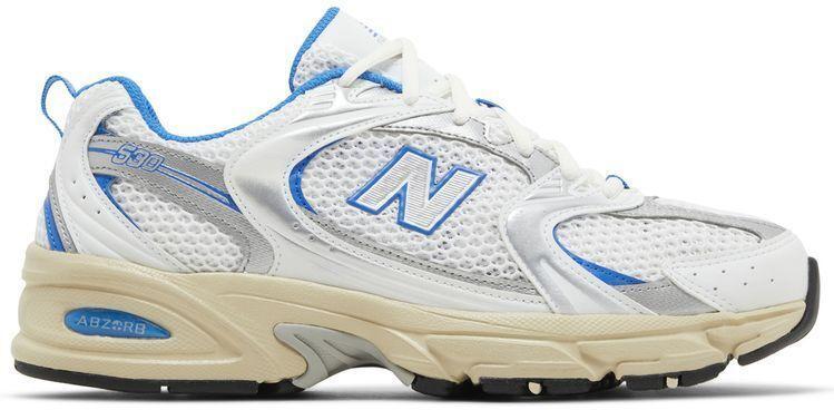 Size 9 - New Balance 530 White Blue Oasis Silver Leather (MR530EA)