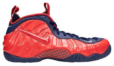 Size 6.5Y - Nike Air Foamposite Pro USA Red Blue White Leather (CZ2520-600)