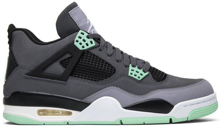 Size 8.5 - Air Jordan 4 Retro Green Glow 2013 (308497-033)
