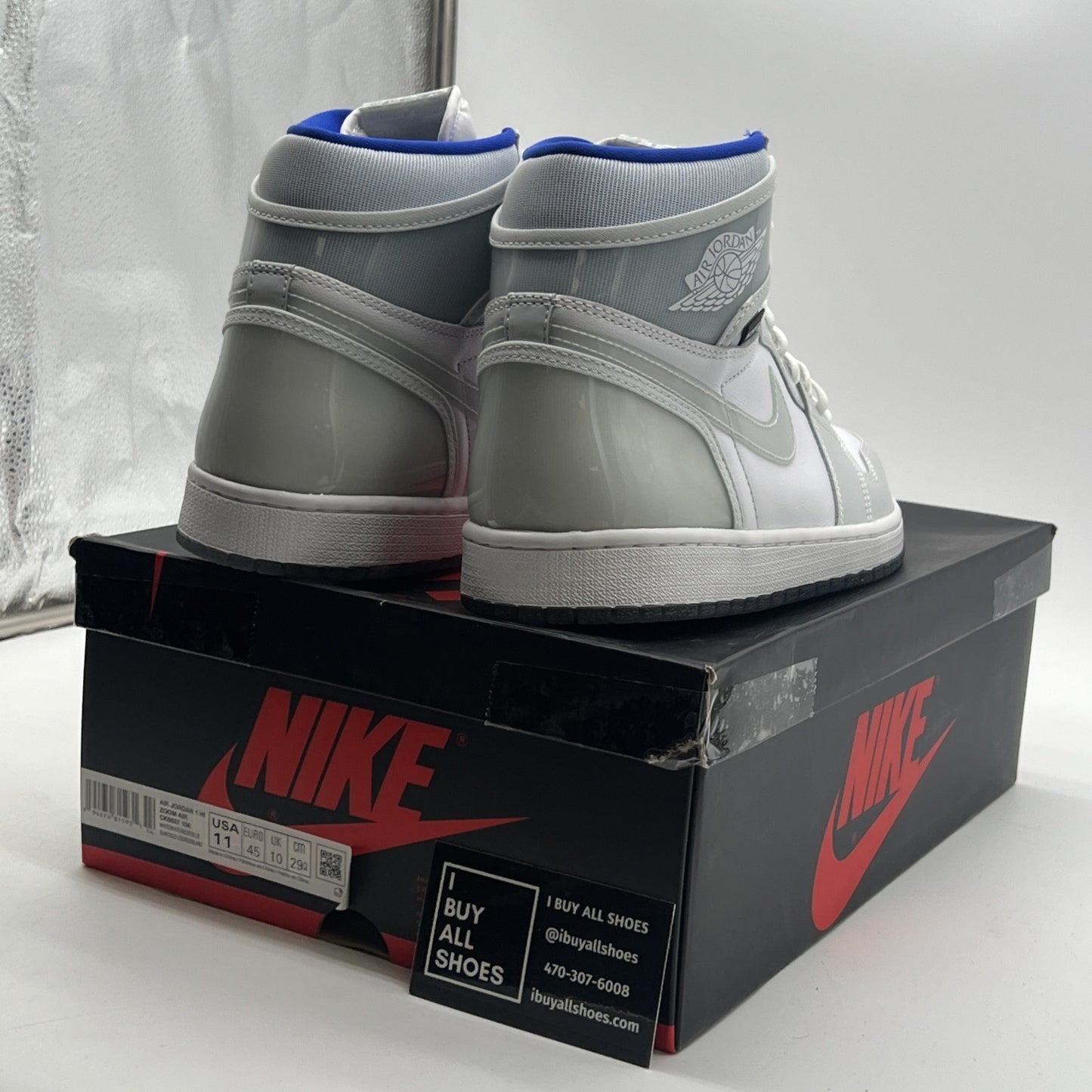 Size 11 - Air Jordan 1 Zoom High Racer Blue (CK6637-104)