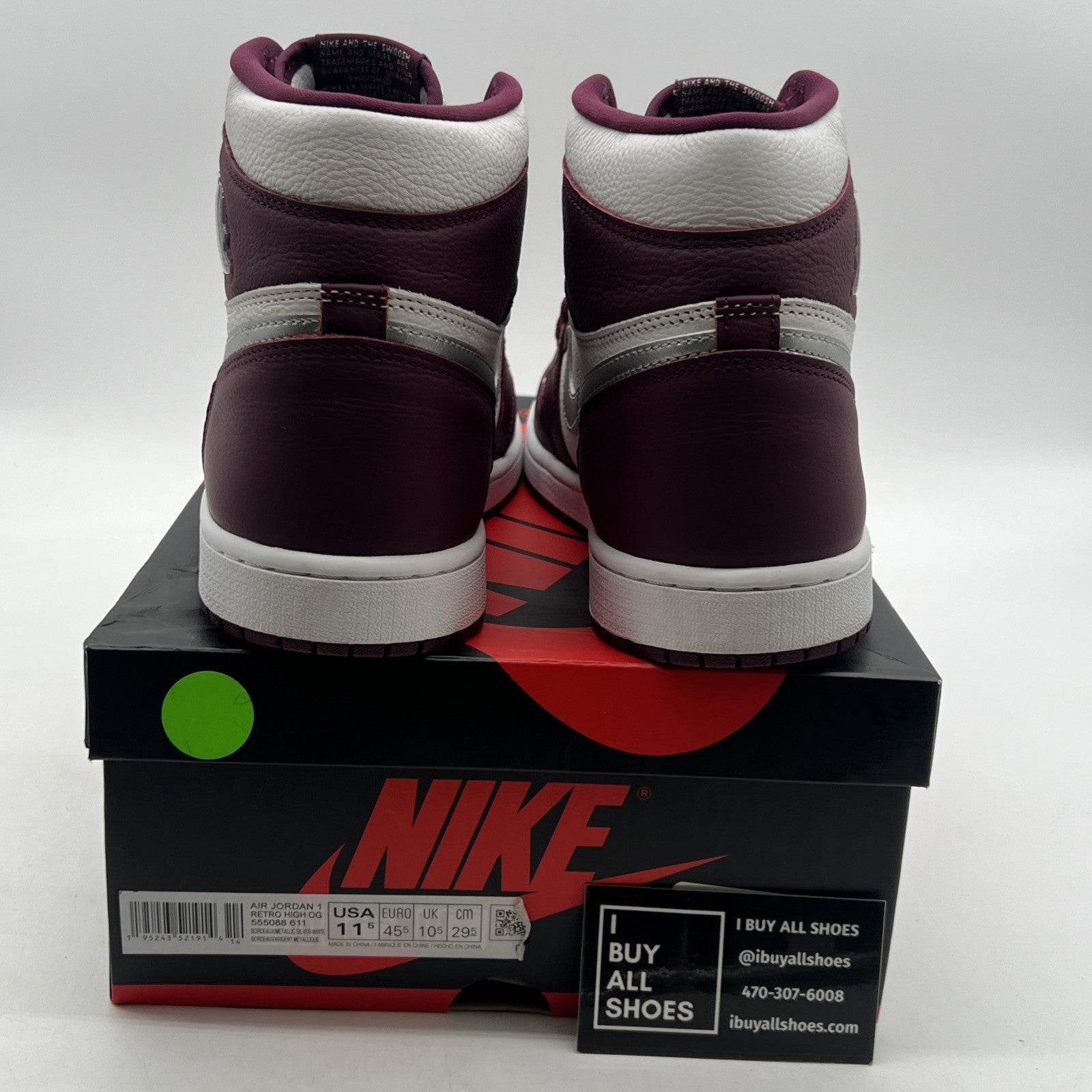 Size 11.5 - Air Jordan 1 Retro High OG Bordeaux (555088-611)