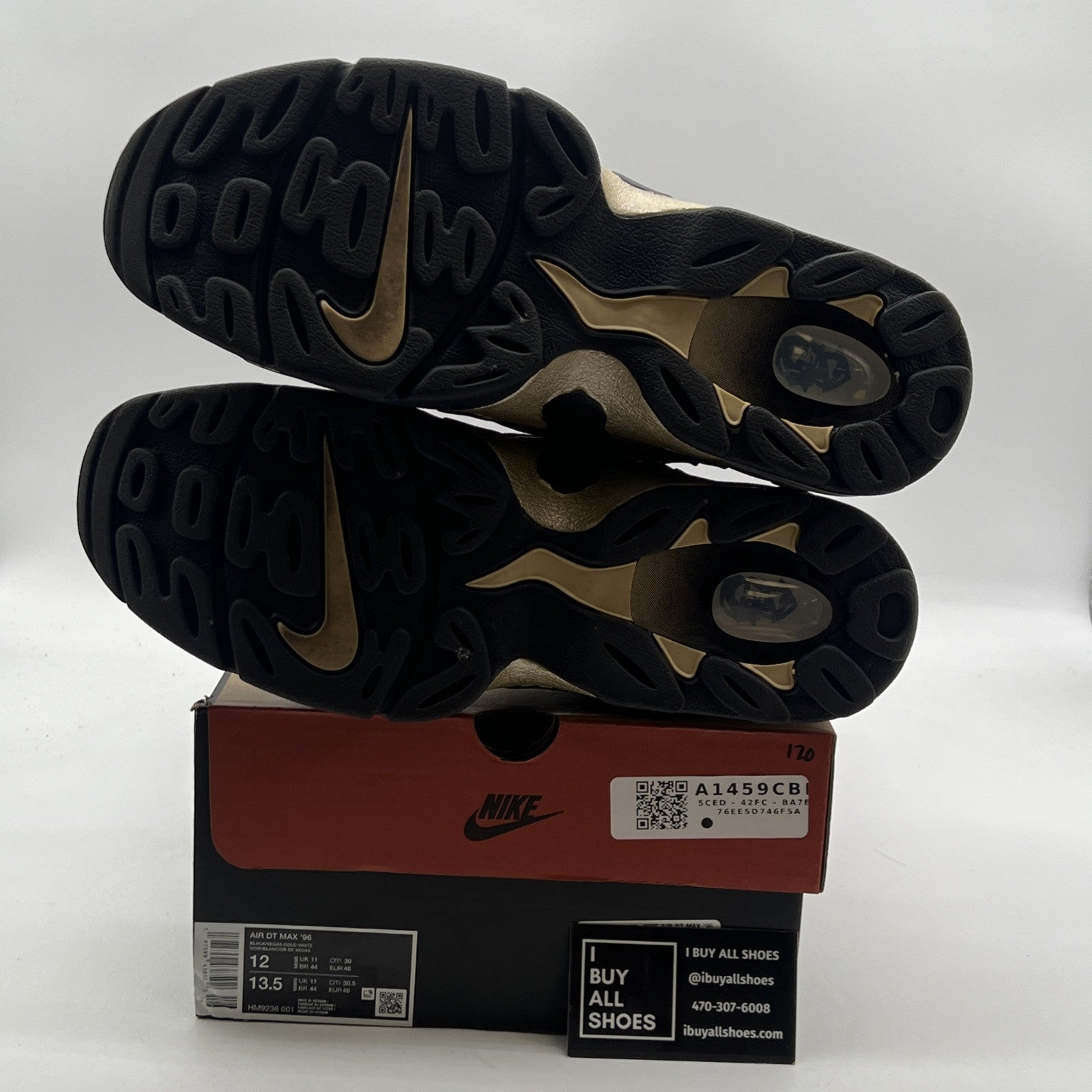 Size 12 - Air DT Max 96 Colorado Home Black Gold Suede (HM9236-001)