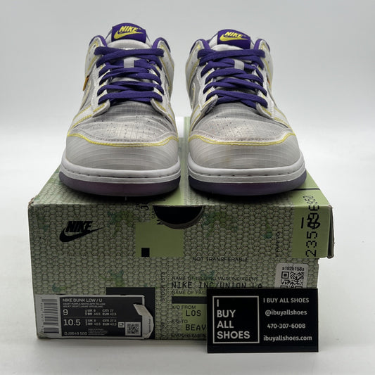 Size 9 - Nike Union LA x Dunk Low Passport Pack - Court Purple (DJ9549-500)