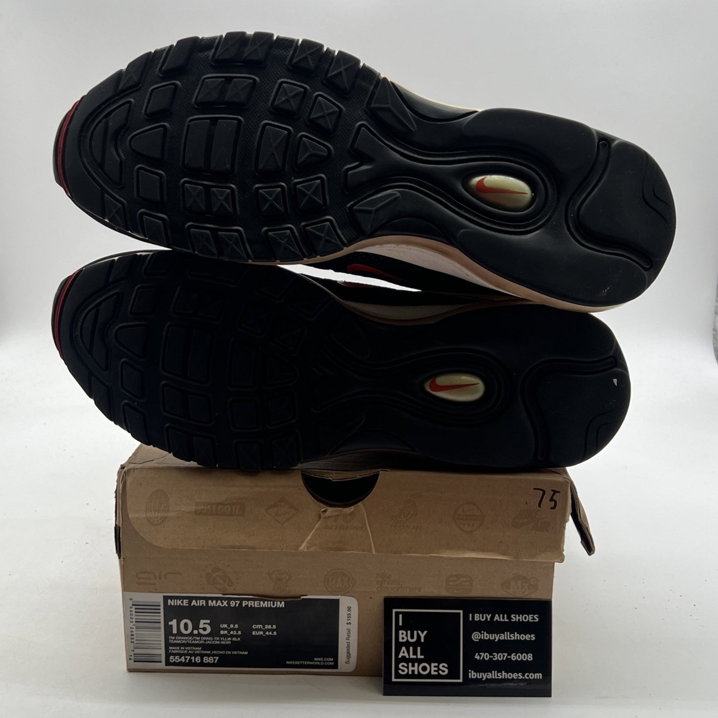 Size 10.5 - Nike Air Max 97 EM Sunset (554716-887)