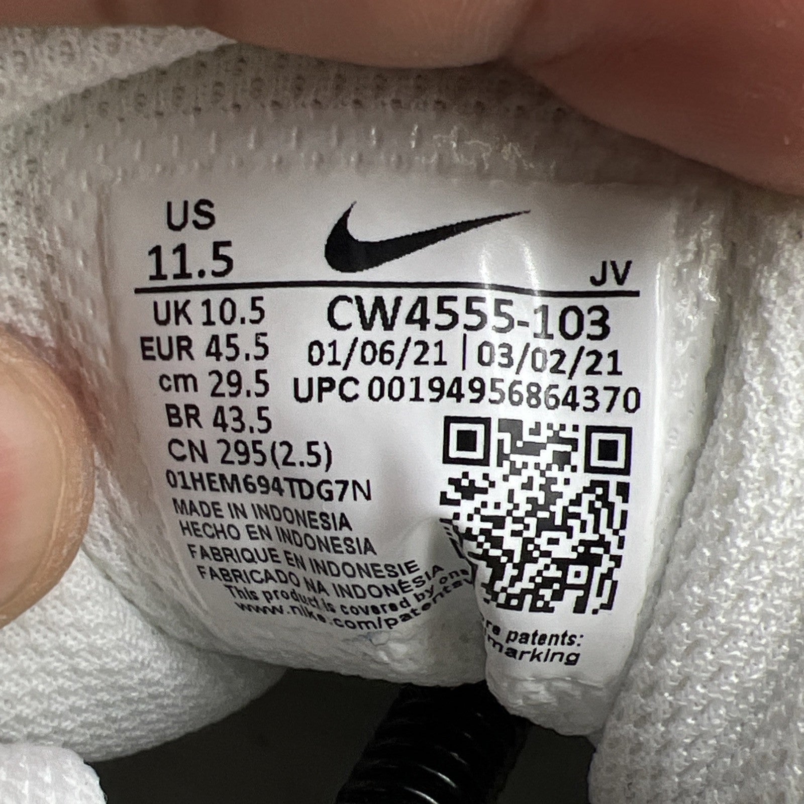 Size 11.5 - Red Air Max SC (CW4555-103)