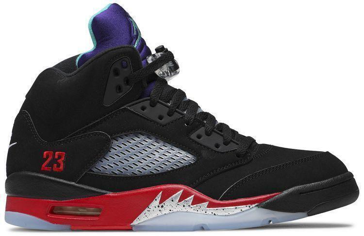Size 9 - Air Jordan 5 Retro Top 3 Black 2020 (CZ1786-001)