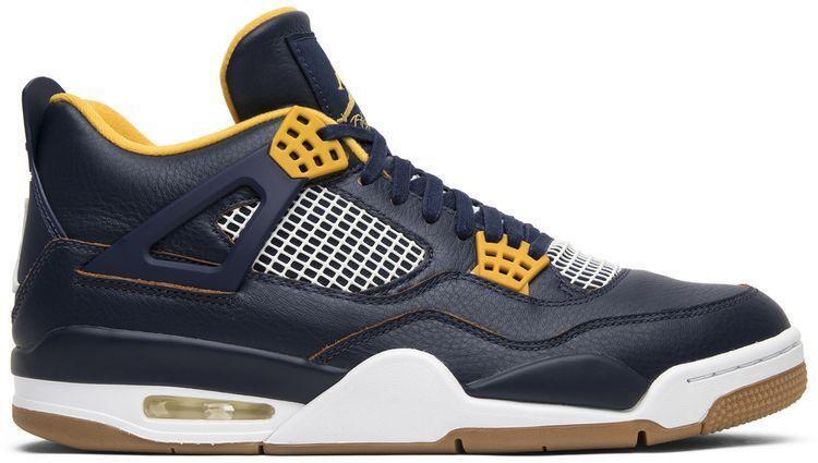 Size 9 - Air Jordan 4 Retro Dunk From Above Blue Yellow Leather (308497-425)