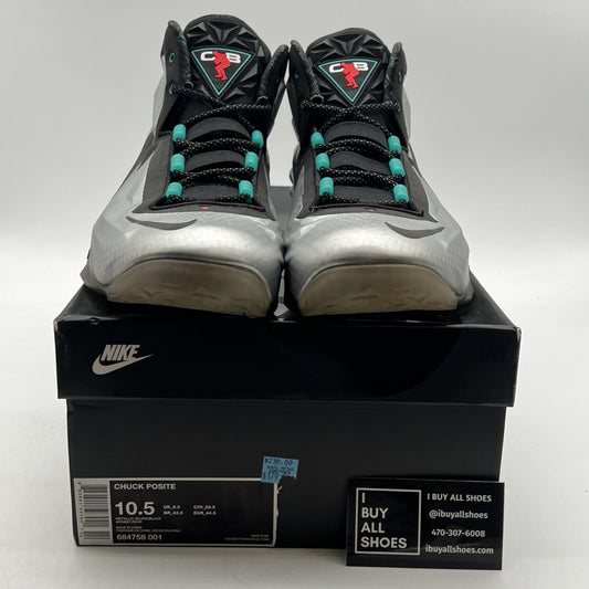 Size 10.5 - Nike Chuck Posite Metallic Silver (684758-001)