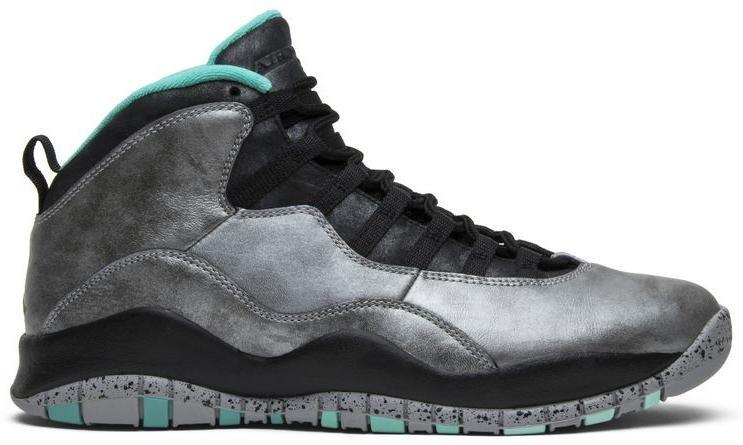 Size 12 - Air Jordan 10 Retro Lady Liberty Grey Black Leather (705178-045)