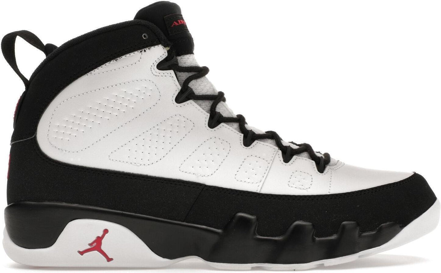 Size 11 - Jordan 9 Retro space jam 2016 Black White Suede Leather (302370-112)