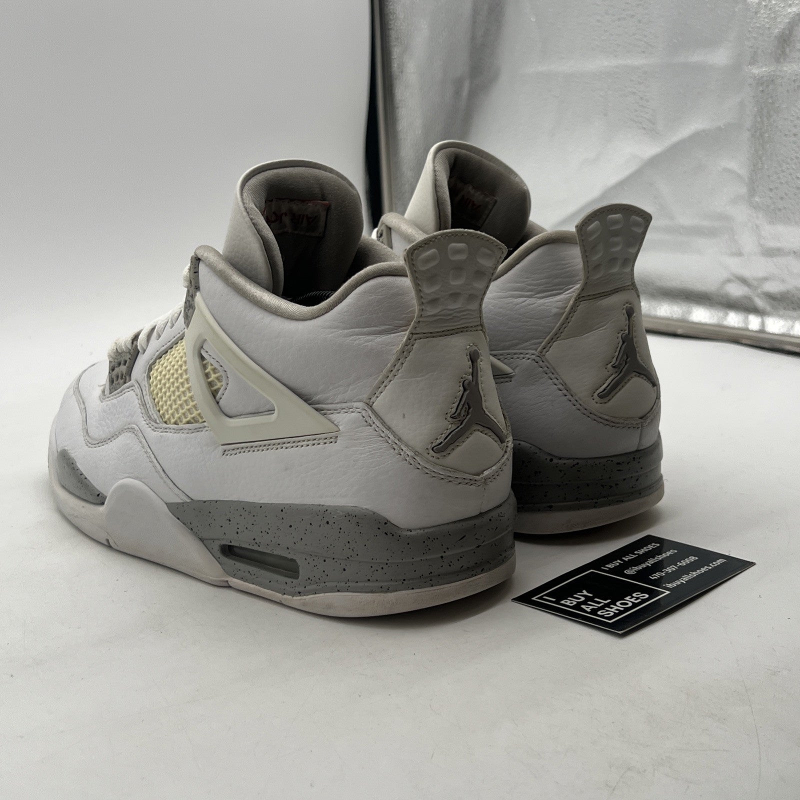 Size 11 - Air Jordan 4 Retro Mid White Oreo (CT8527-100)