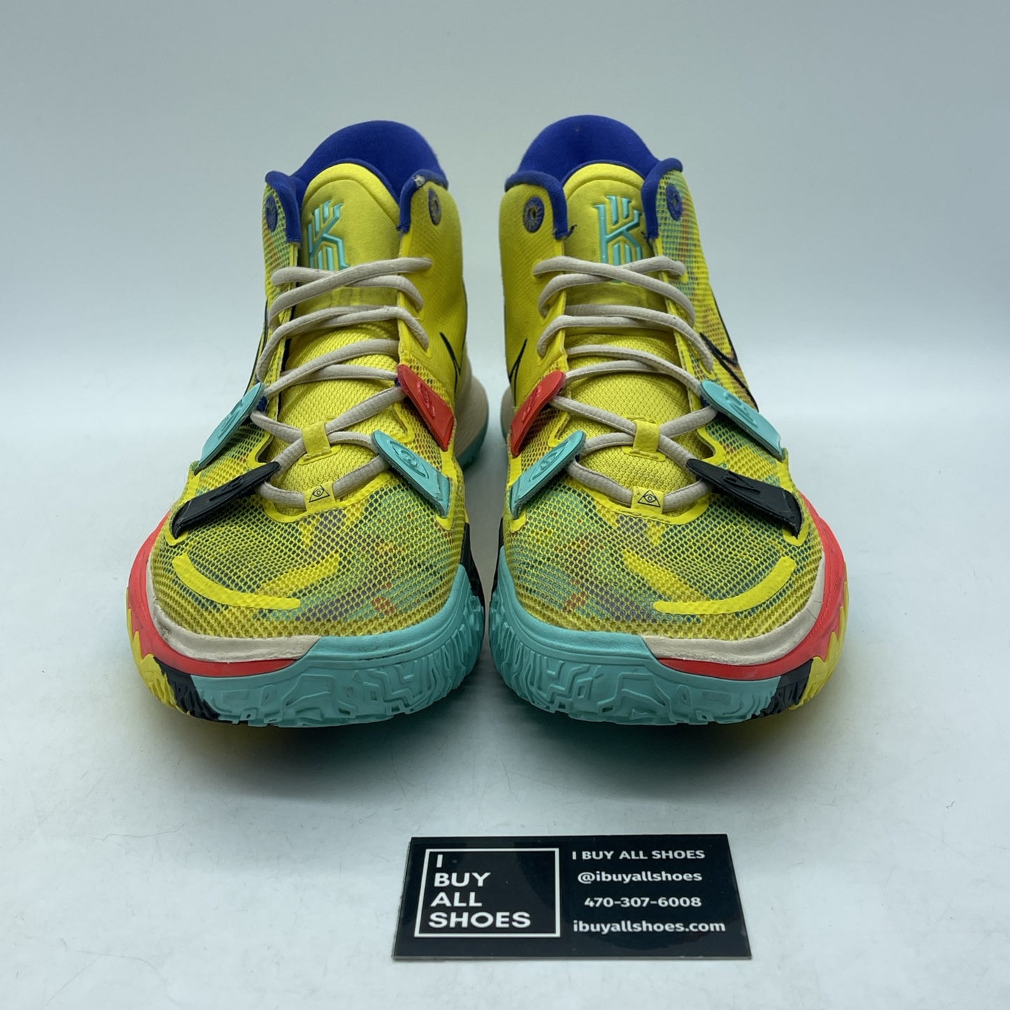 Size 12 - Nike Kyrie 7 EP 1 World 1 People Yellow Black Suede (CQ9327-700)