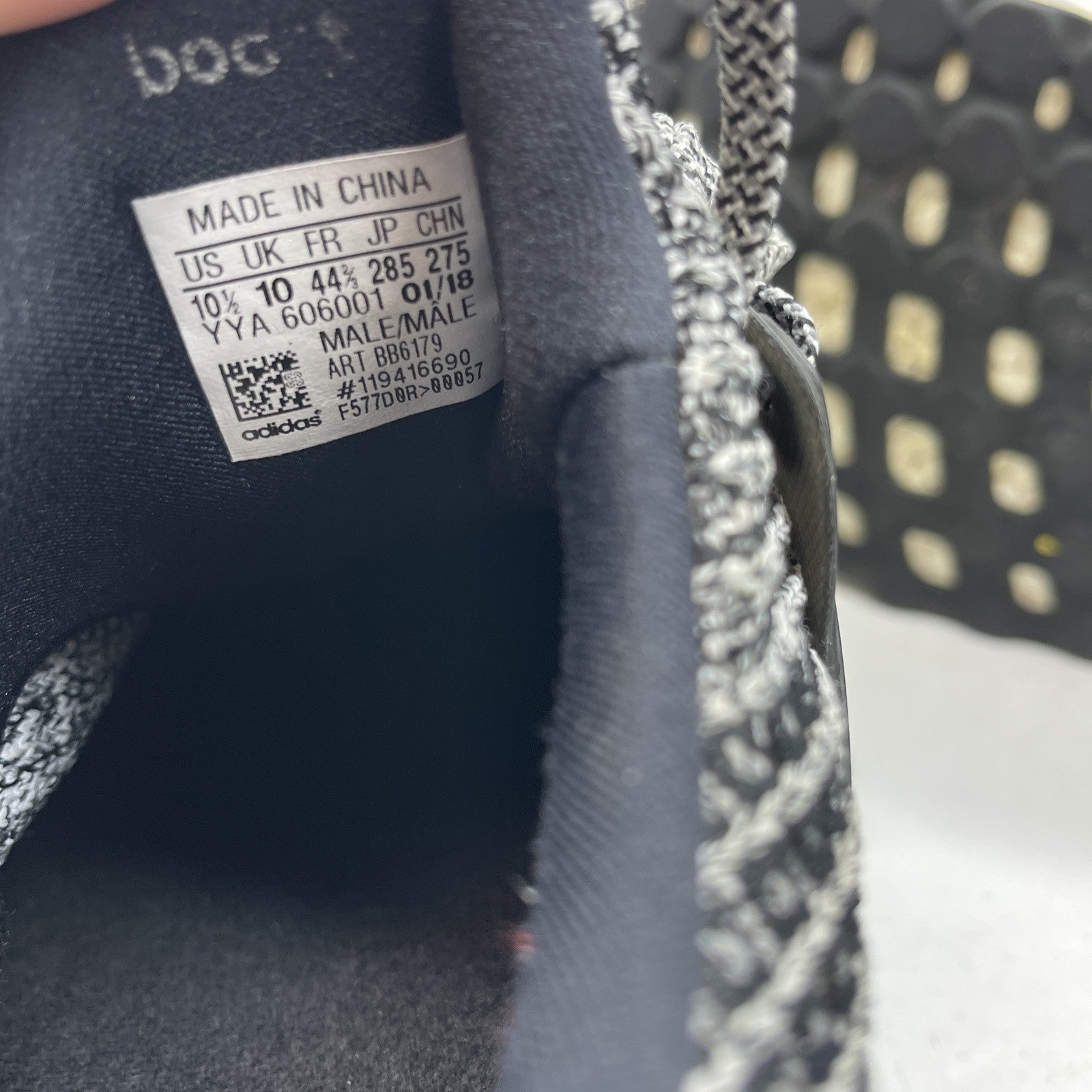 Size 10.5 - adidas UltraBoost 4.0 'Cookies and Cream Black Suede Leather