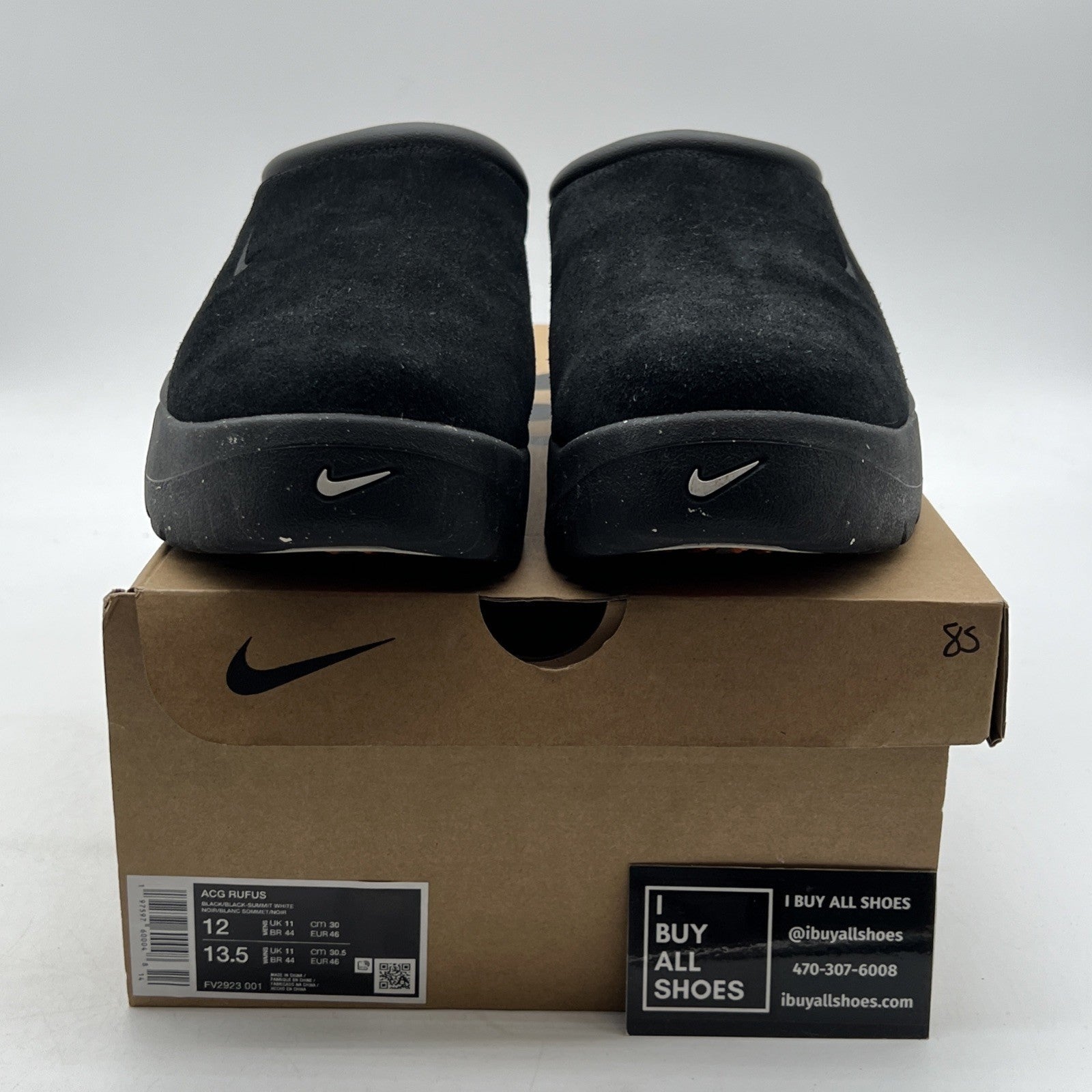 Size 12 - Nike ACG Rufus Triple Black (FV2923-001)
