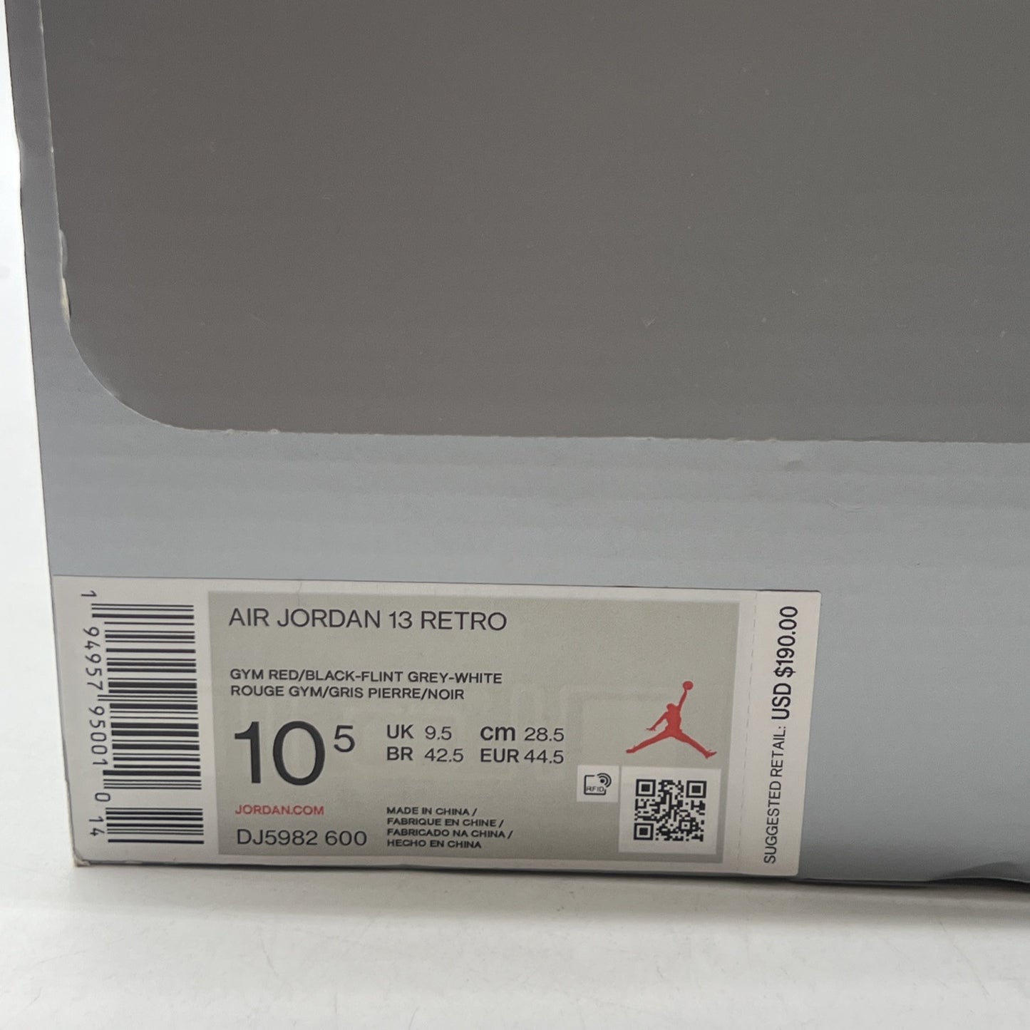 Size 10.5 - Air Jordan 13 Red/White - (DJ5982-600)