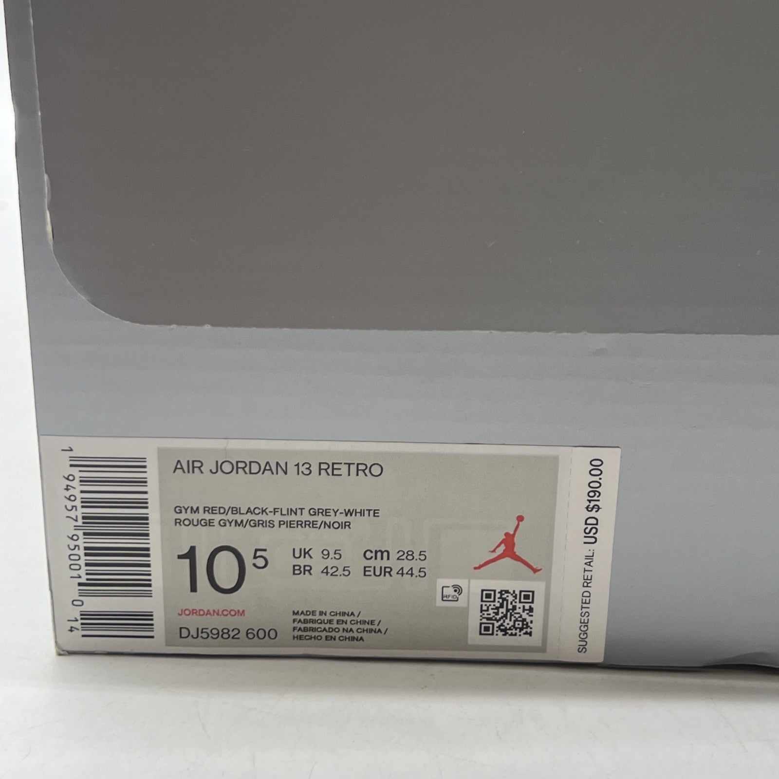Size 10.5 - Air Jordan 13 Red/White - (DJ5982-600)