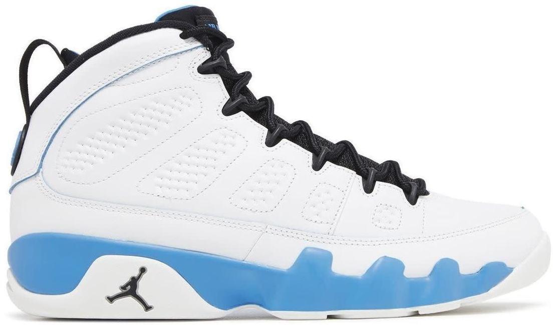 Size 10.5 - Air Jordan 9 Retro 2010 Powder Blue White Leather (302370-103)