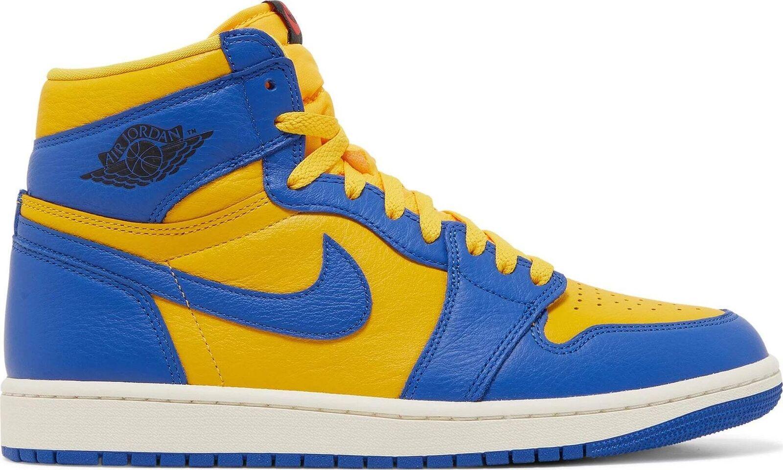 Size 11.5 - Air Jordan 1 High OG Reverse Laney 2023 Blue Yellow (FD2596-700)