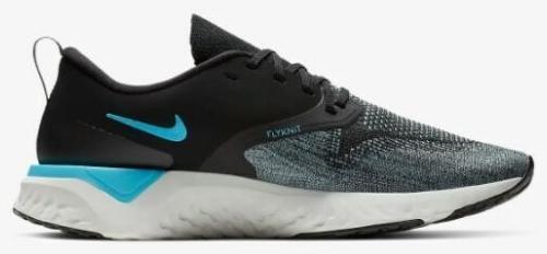 Size 10 - Nike Odyssey React 2 Flyknit Black Aviator Grey Suede (AH1015-002)