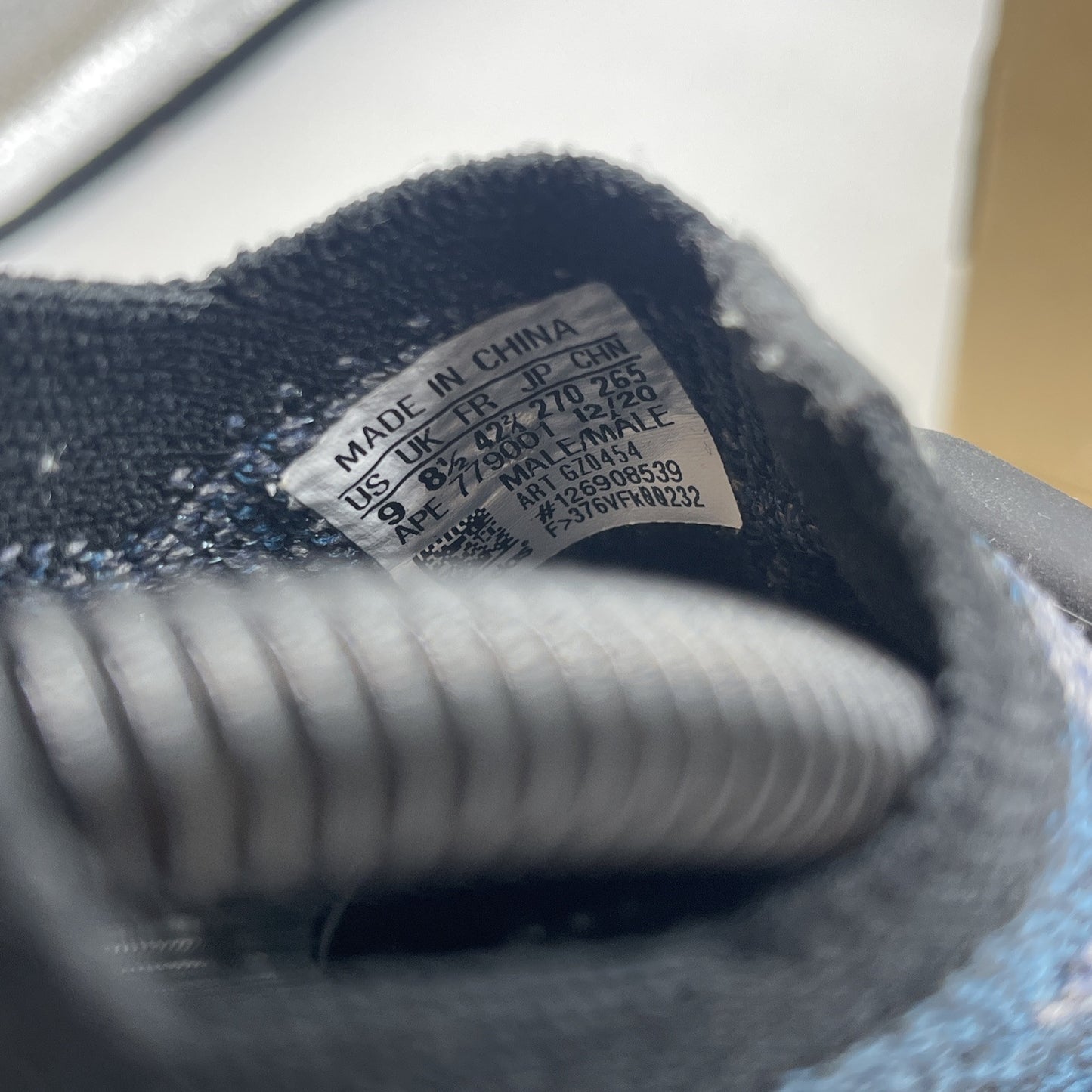 Size 9 - adidas Yeezy Boost 380 Covellite Blue Black Suede (GZ0454)