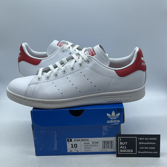 Size 10 - adidas Stan Smith Lush Red White Leather (EF4334)