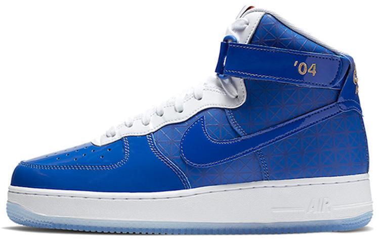 Size 9.5 - Nike Air Force 1 High 2004 NBA Finals Blue Leather (CI9880-400)