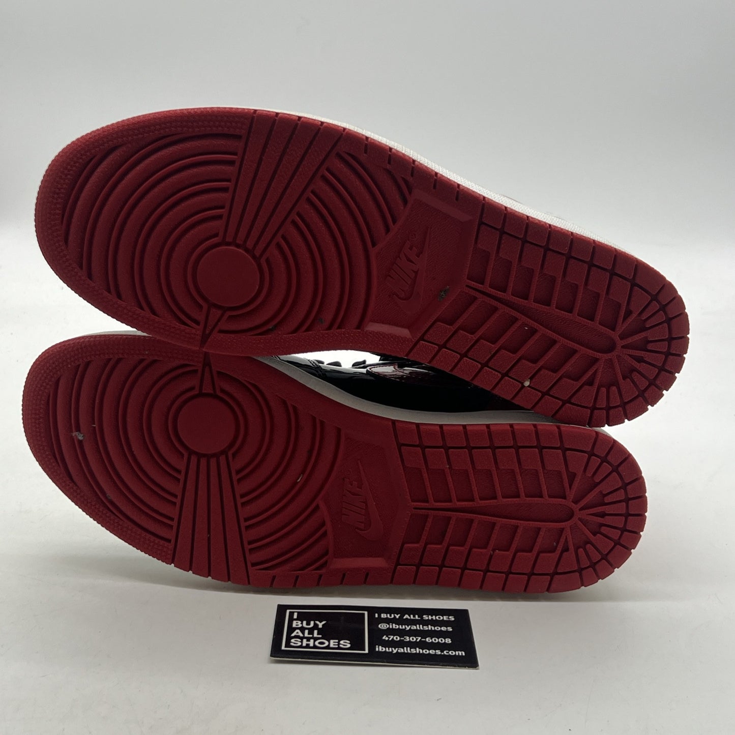 Size 10.5 - Air Jordan 1 Retro OG High Patent Bred (555088-063)