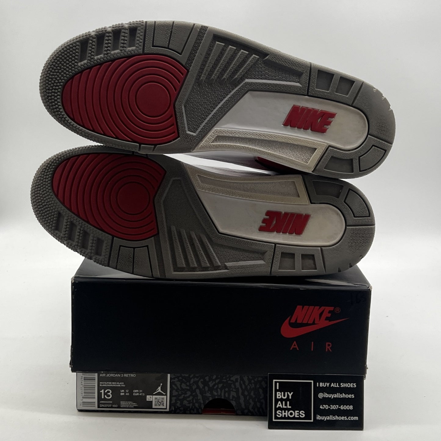 Size 13 - Air Jordan 3 Retro Mid Fire Red (DN3707-160)