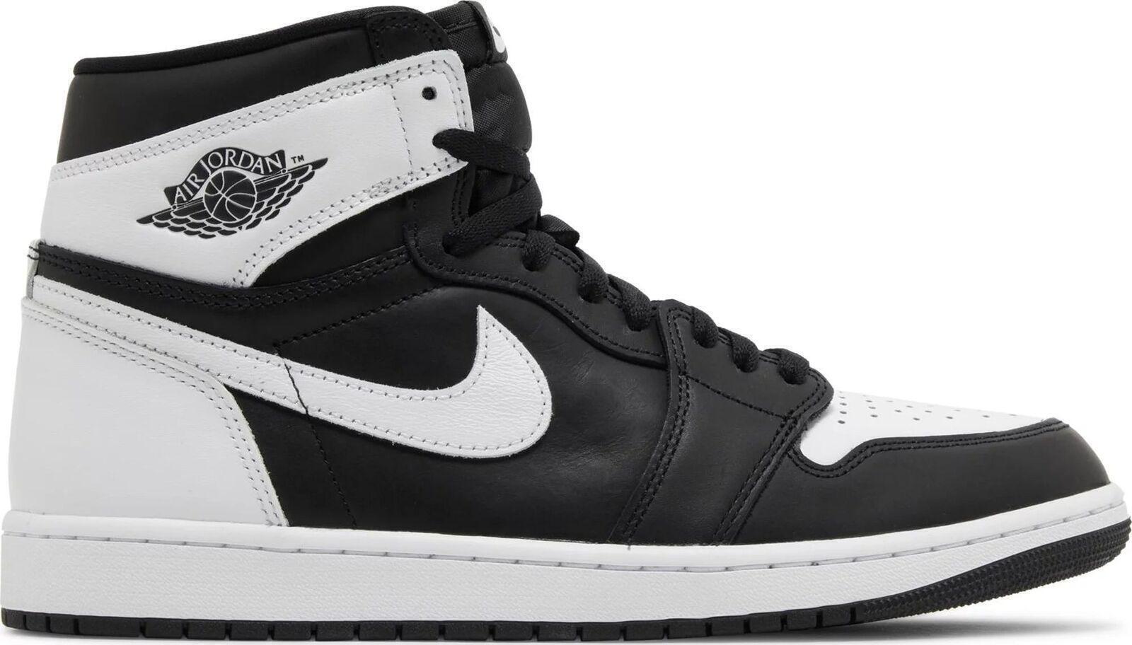 Size 10 - Air Jordan 1 Retro OG High Black White 2.0 Leather (DZ5485-010)