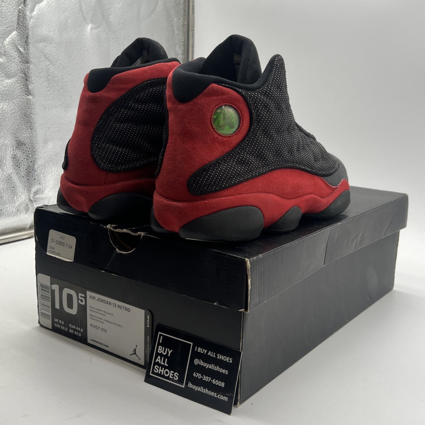 Size 10.5 - Air Jordan 13 Retro 2013 Bred (414571-010)