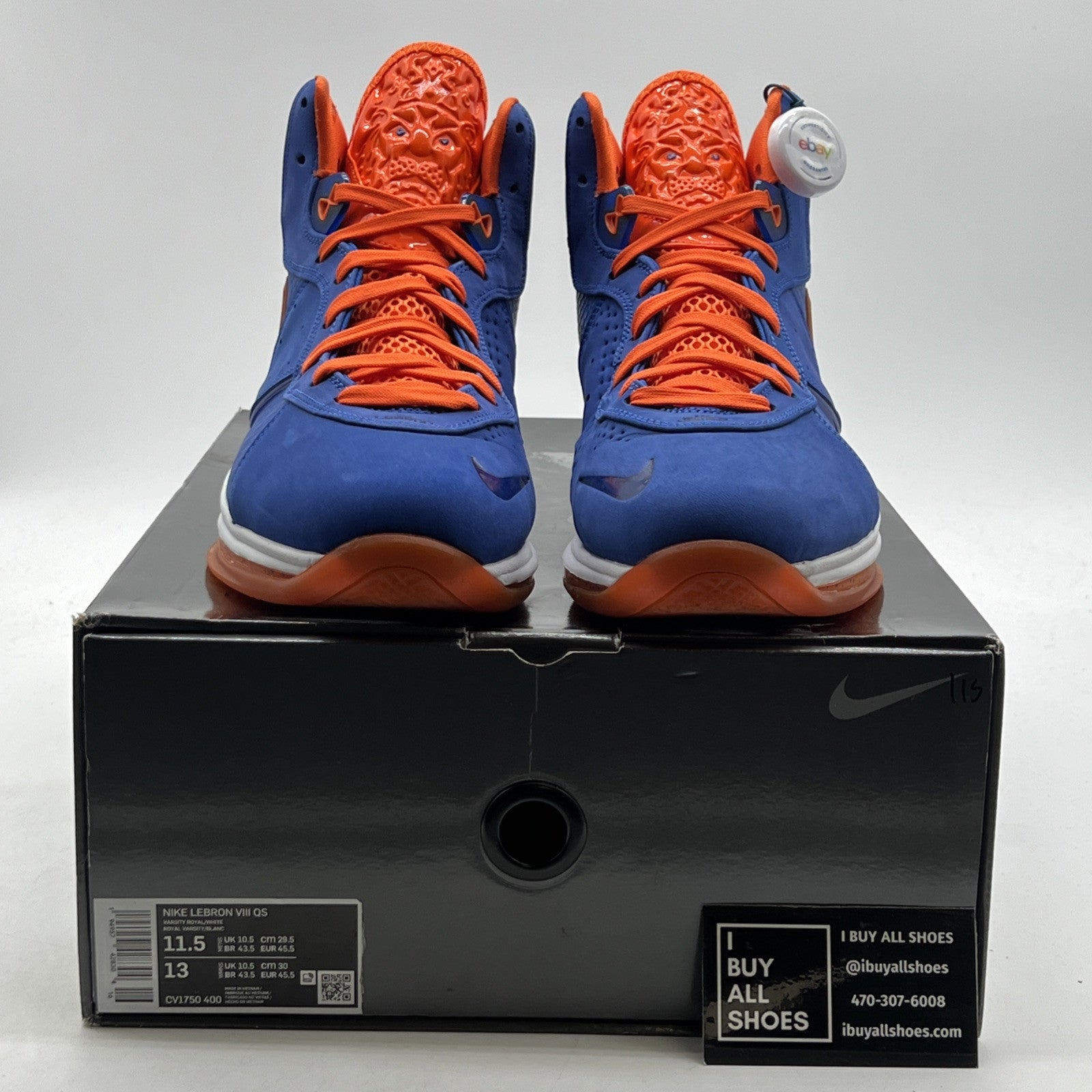 Size 11.5 - Nike LeBron 8 HWC - (CV1750-400)