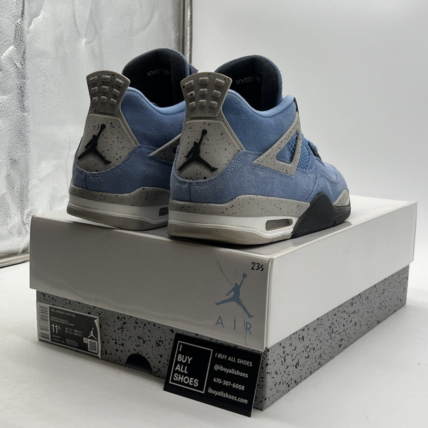 Size 11.5 - Air Jordan 4 Retro Mid University Blue (CT8527-400)