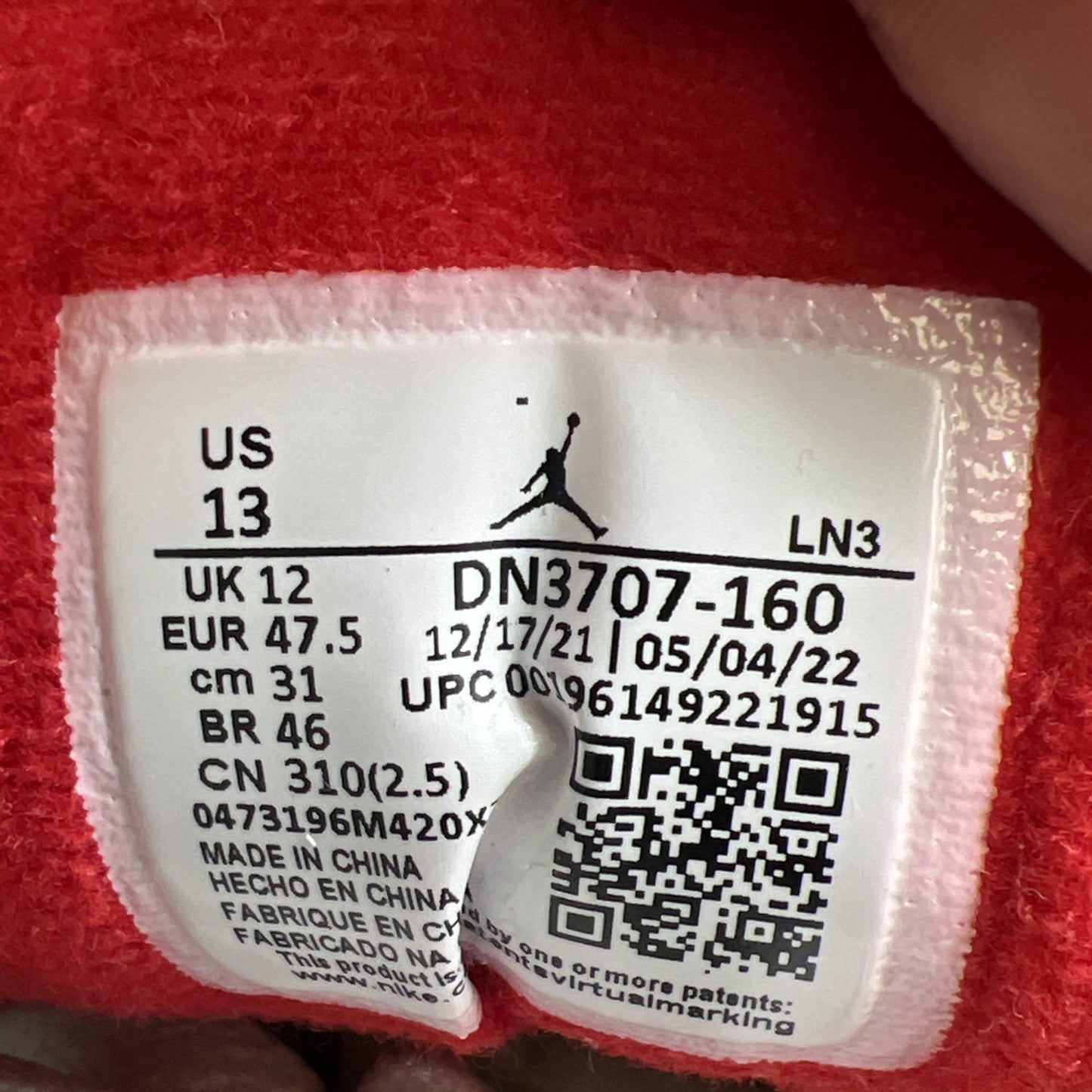 Size 13 - Air Jordan 3 Retro Mid Fire Red (DN3707-160)
