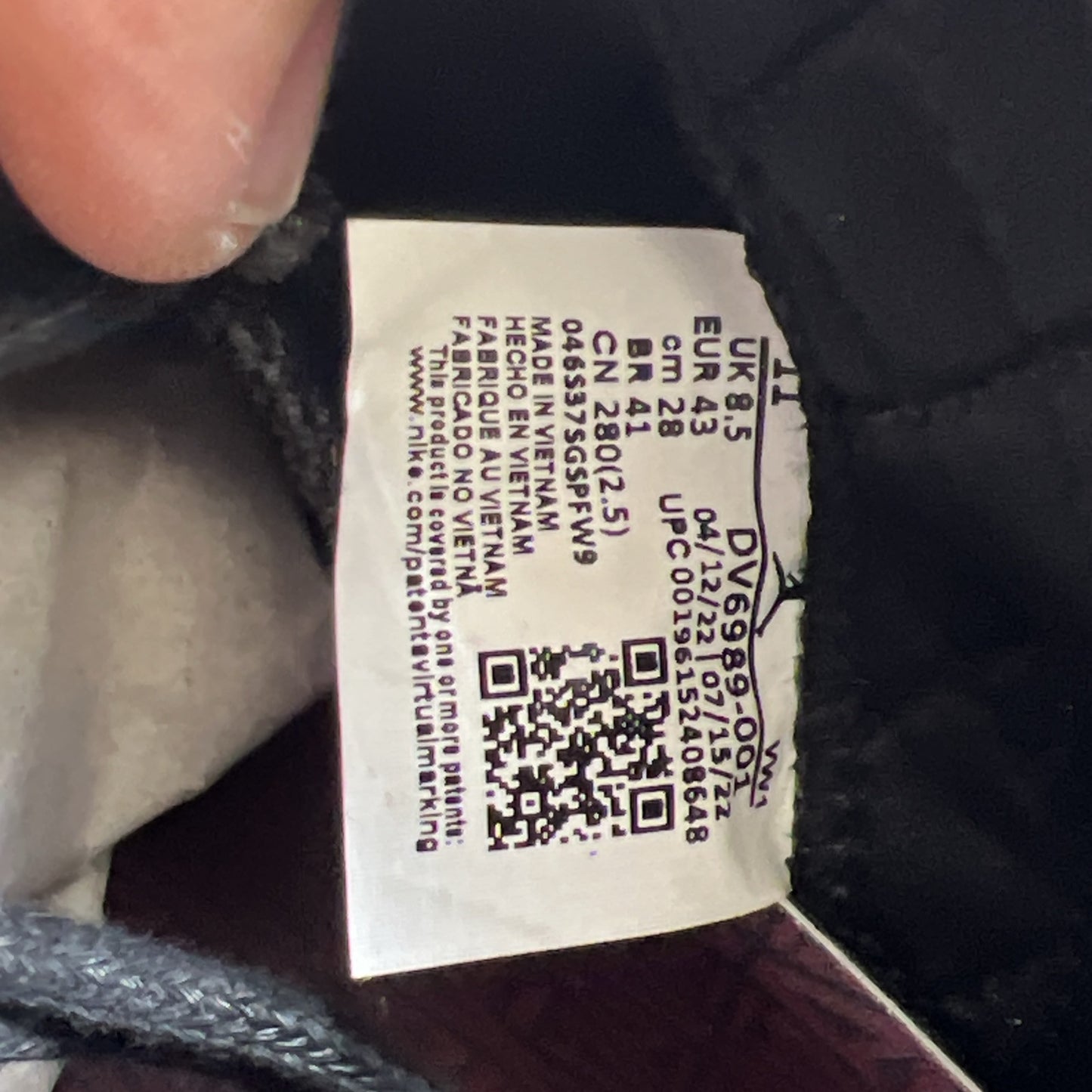 Size 11 - Air Jordan 12 Retro SP x A Ma Maniere Mid Black W (DV6989-001)