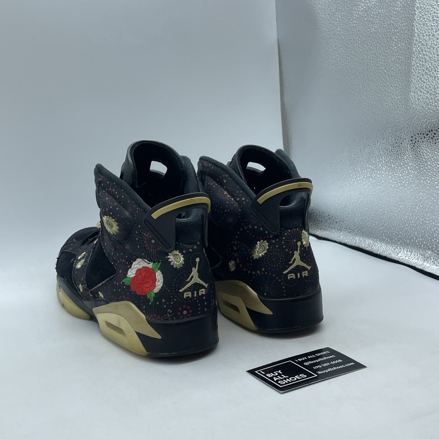 Size 10 - Air Jordan 6 Retro Chinese New Year Black Gold Suede (AA2492-021)