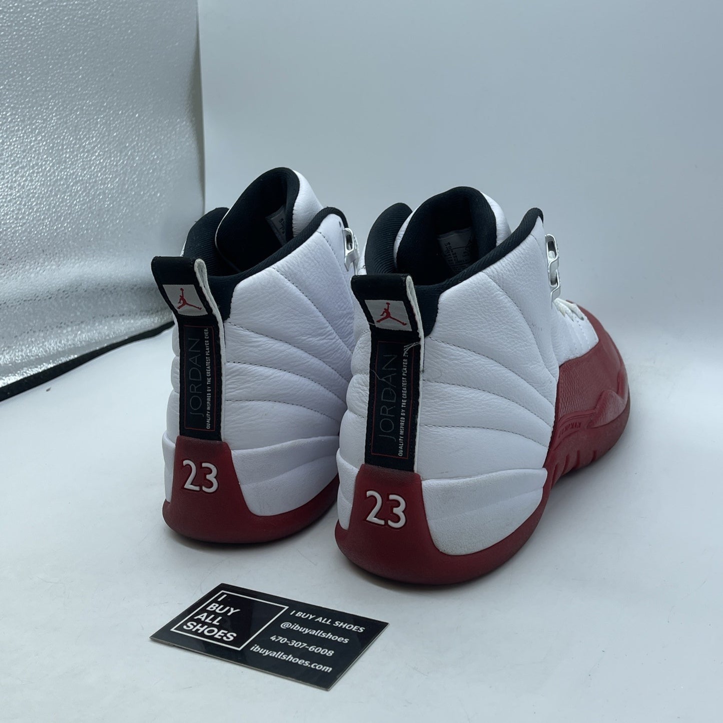 Size 10 - Jordan 12 Retro 2023 Mid Cherry White Red Black Leather (CT8013-116)