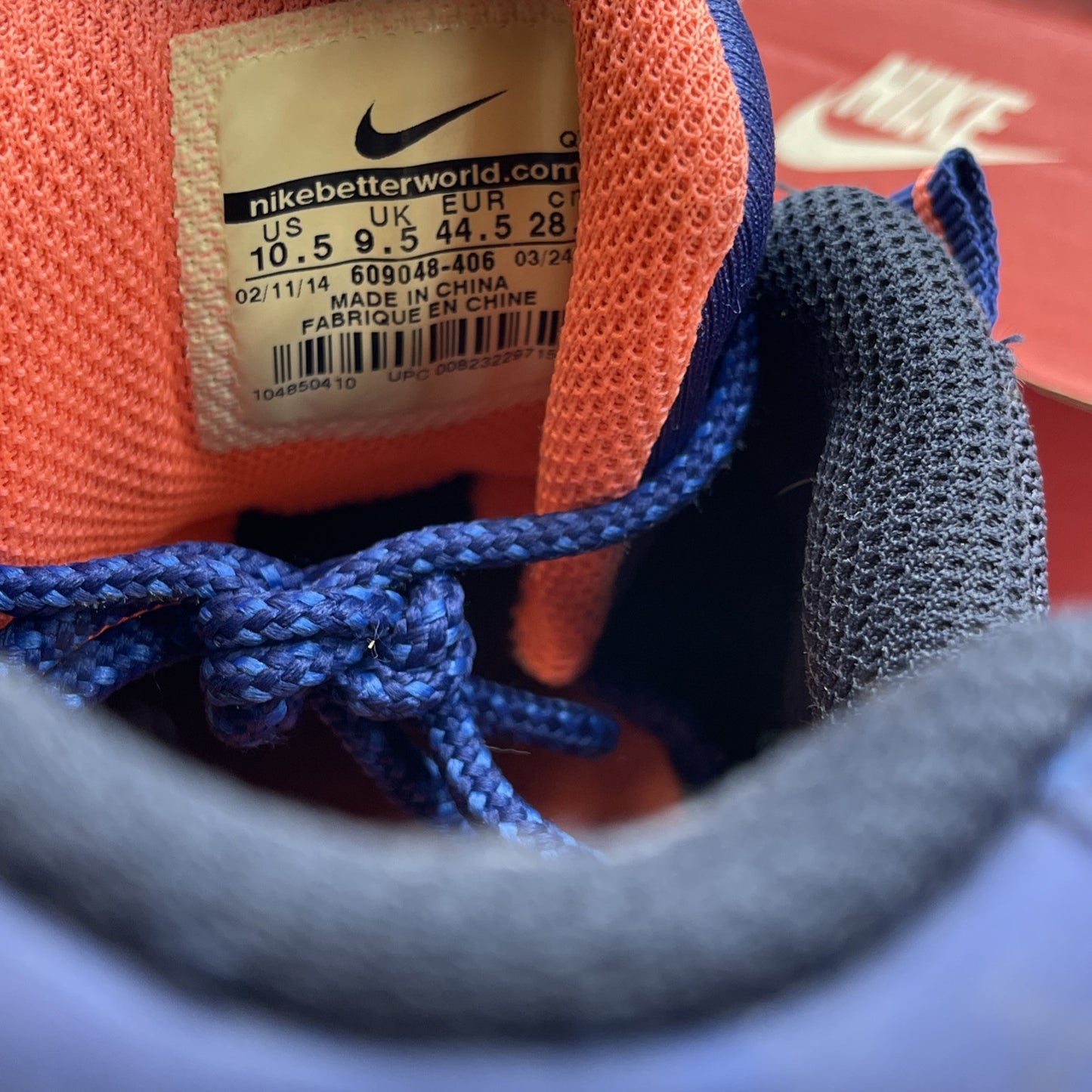 Size 10.5 - Nike Air Max 95 University Blue Suede Leather (609048-406)