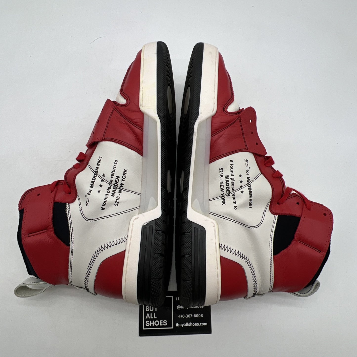 Size 43 - Steve Madden Takeoff  1 Malone Hi-top Chicago Style Sneakers
